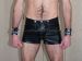 Leather Boxer Shorts with Codpiece