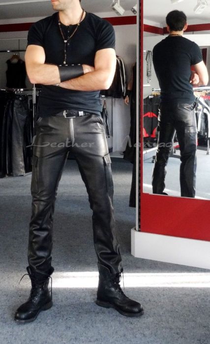 Leather Cargo Pants from Leather Maniacs - Leather Maniacs