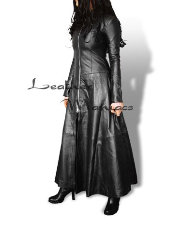 Long Leather Dress - Leather Maniacs