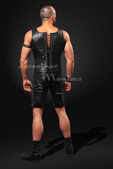 Buy Mens Leather Corset Online - Leather Maniacs - Leather Maniacs